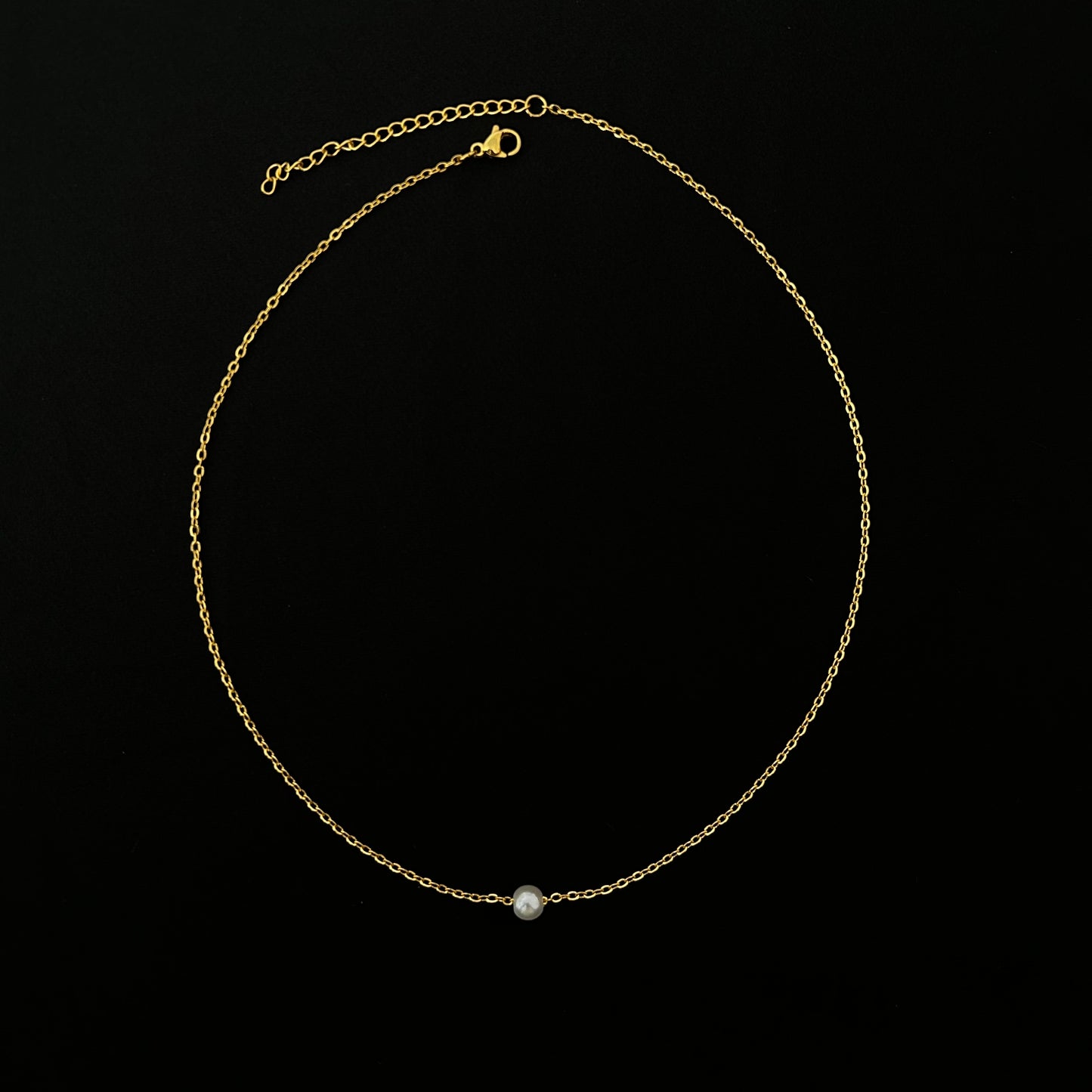 Pearl Halskette (gold)
