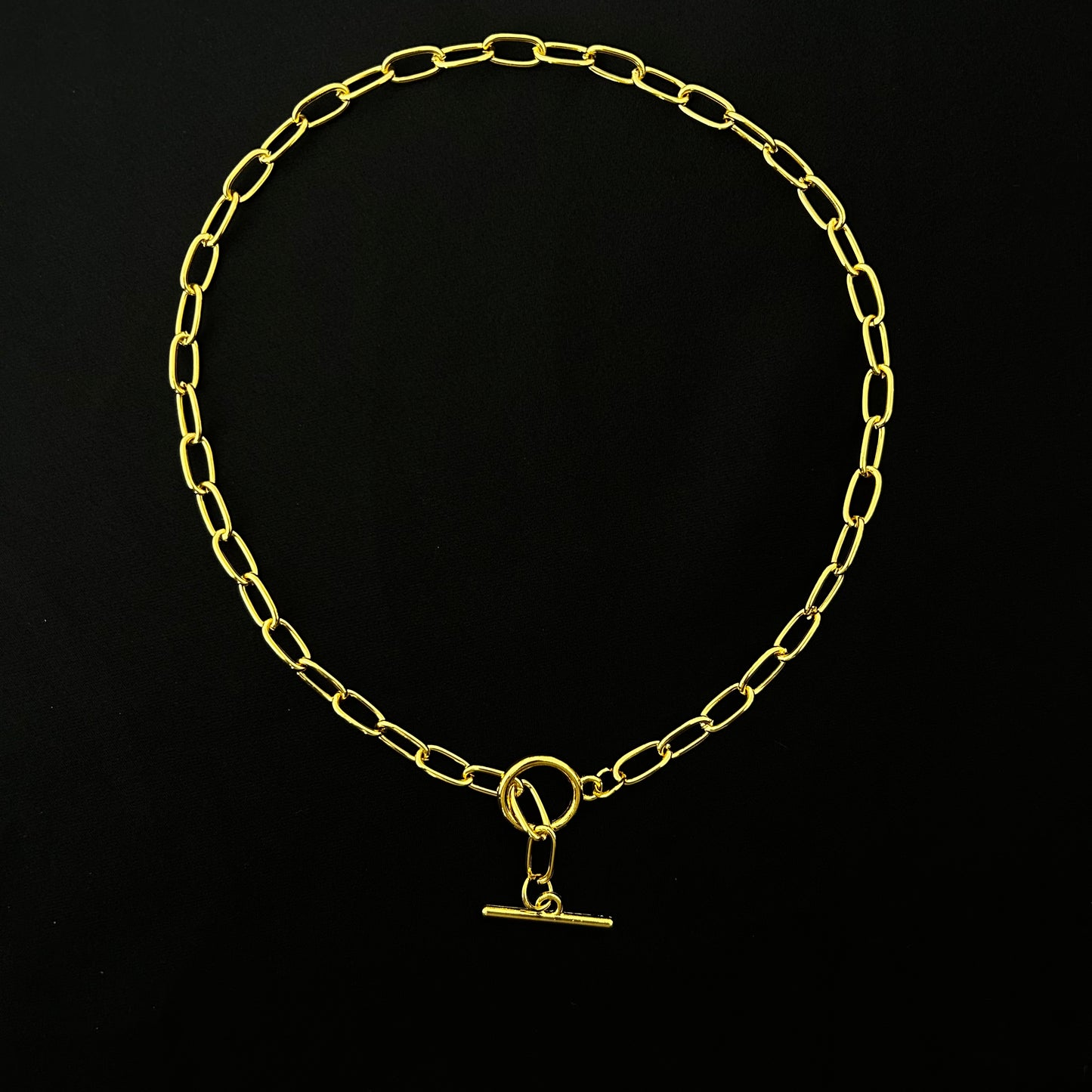 Grobe Gliederkette (gold)