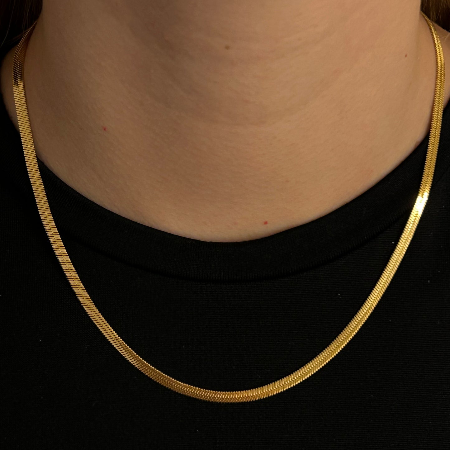 Sleek Halsektte (gold)