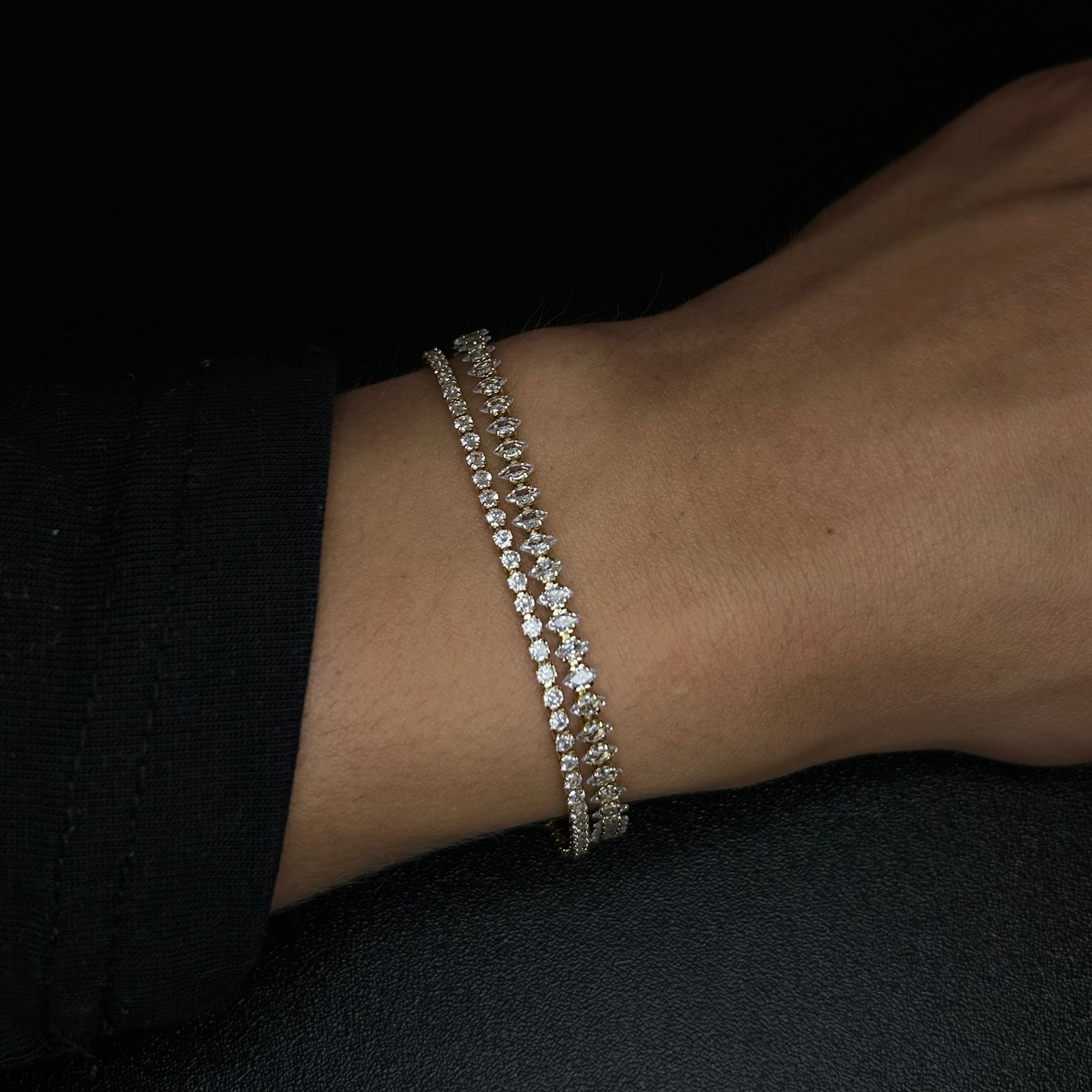 Hexa-Tennis Armband