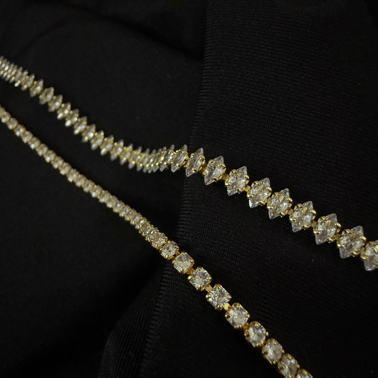 Tennis Armband (gold)