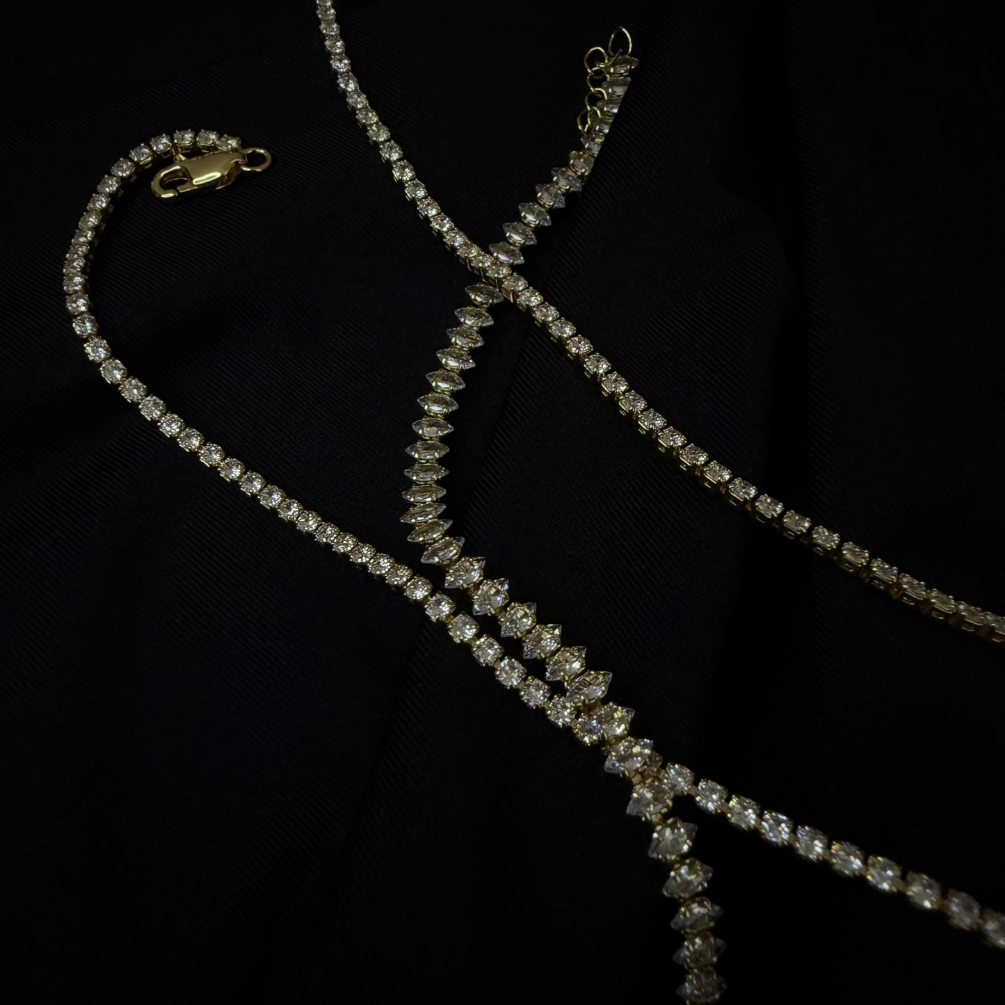 Tennis Armband (gold)