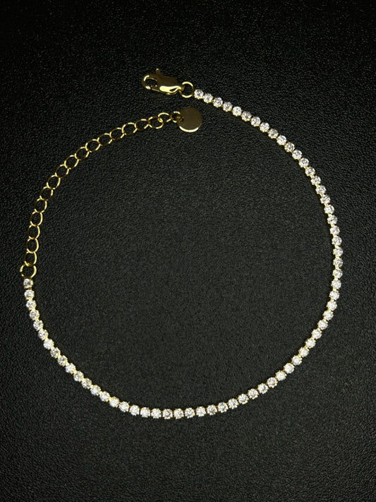 Tennis Armband (gold)
