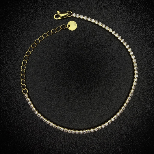 Tennis Armband (gold)