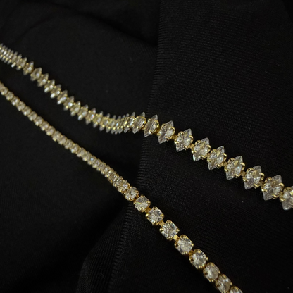 Tennis Armband (gold)